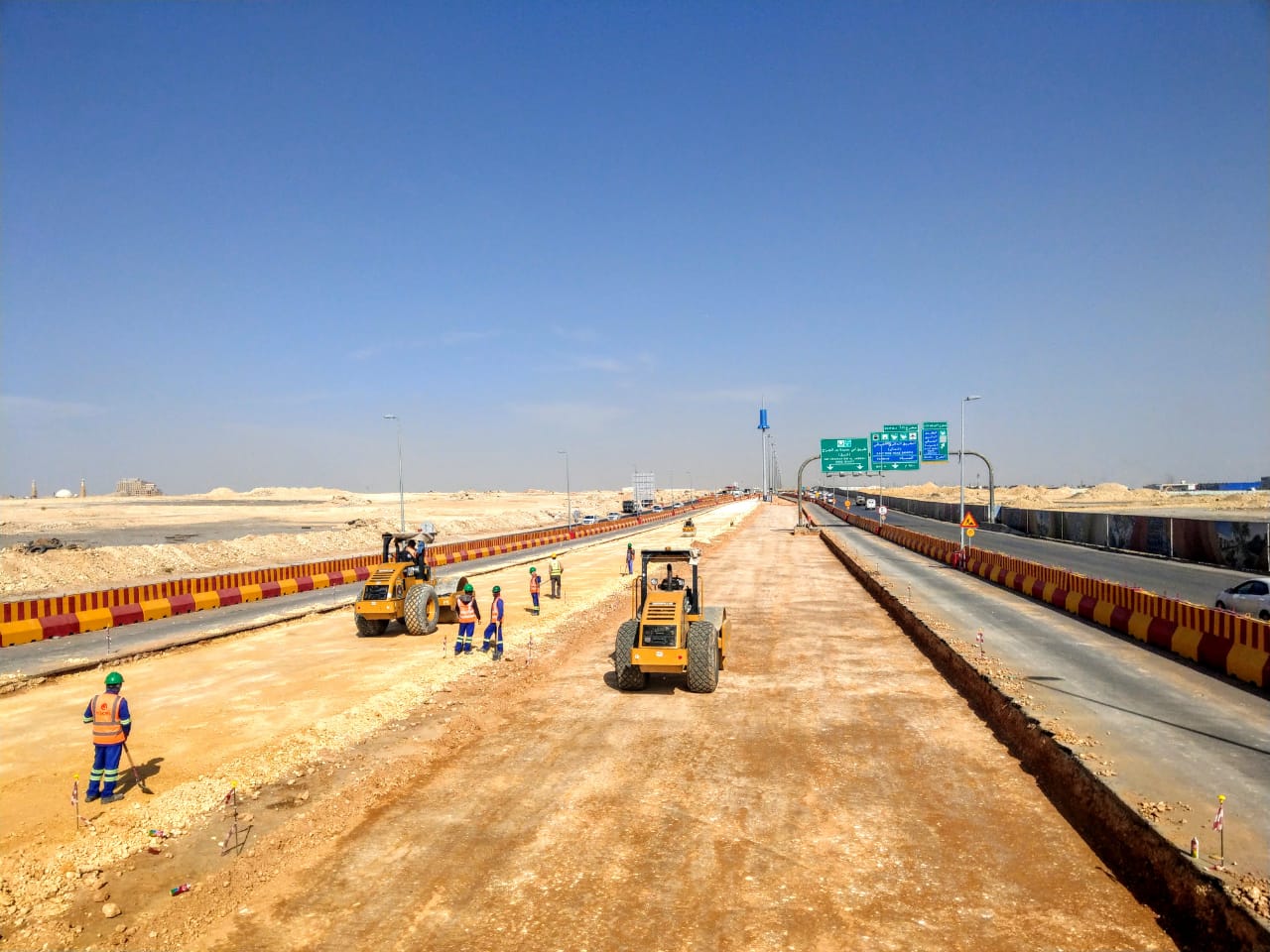 Rehabilitation & Upgrading of the Main Roads North of Riyadh project showcase